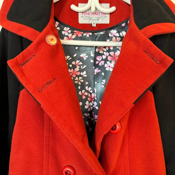 Pink Martini Collection Wool Blend Coat – Size M - Picture 3 of 3